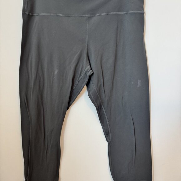 Lululemon Size 14 Women's High-Waisted Gray Athletic Leggings - Moisture-Wicking - Picture 1 of 5